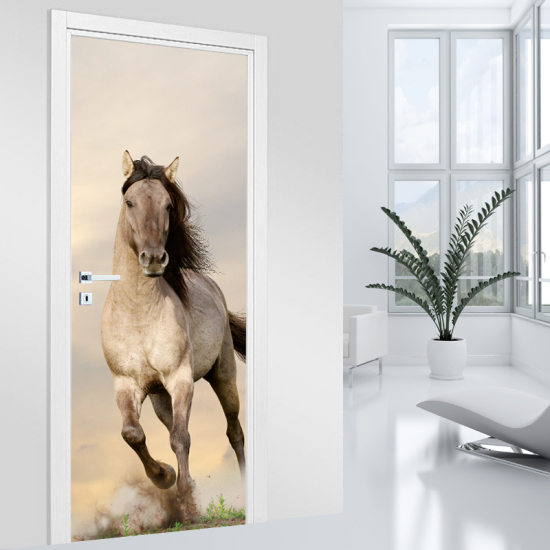 Adesivo per porta - Cavallo
