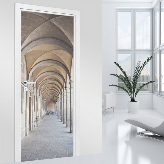 Adesivo per porta - Colonnato