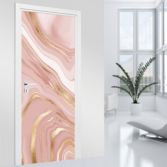 Adesivo per porta - Effetto marmorizzato