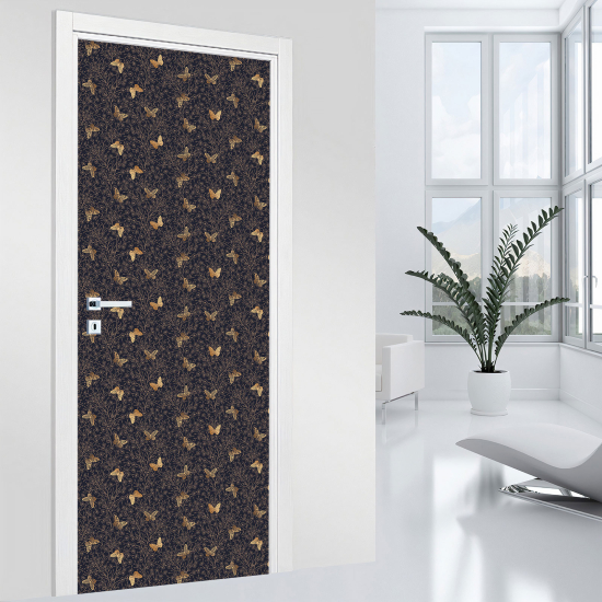 Adesivo per porta - Farfalle