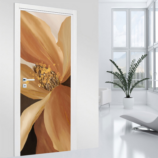 Adesivo per porta - Fiore