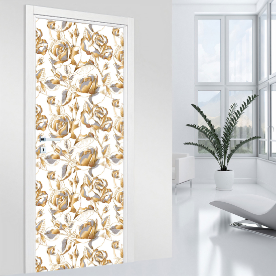 Adesivo per porta - Fiori