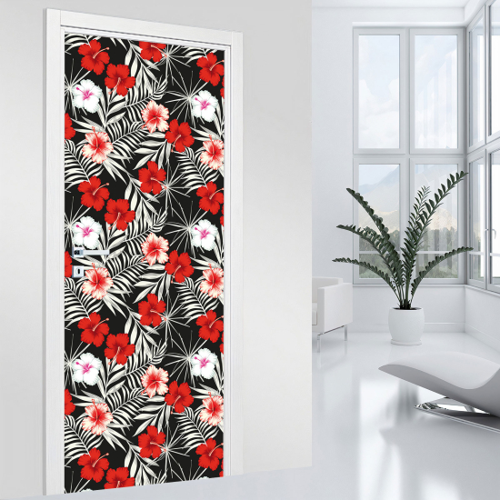 Adesivo per porta - Fiori