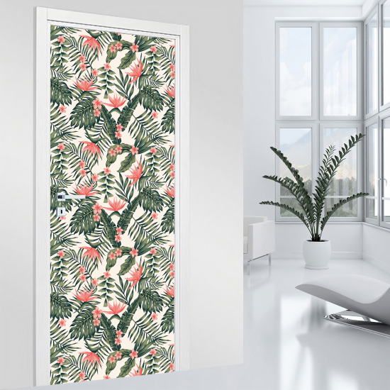 Adesivo per porta - Fiori
