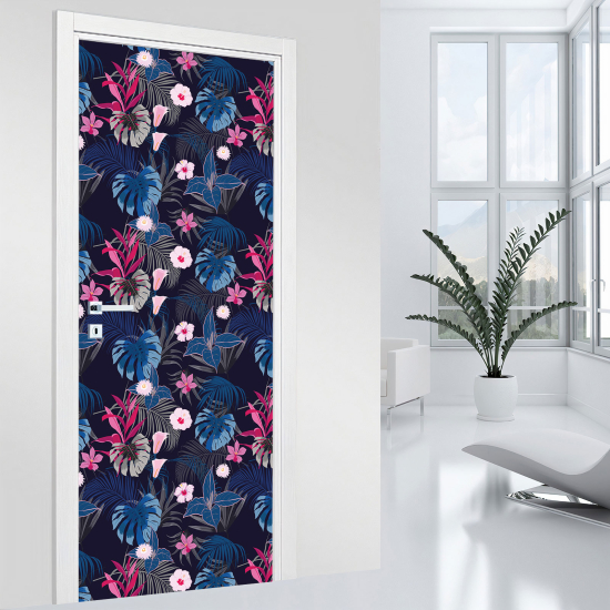 Adesivo per porta - Fiori