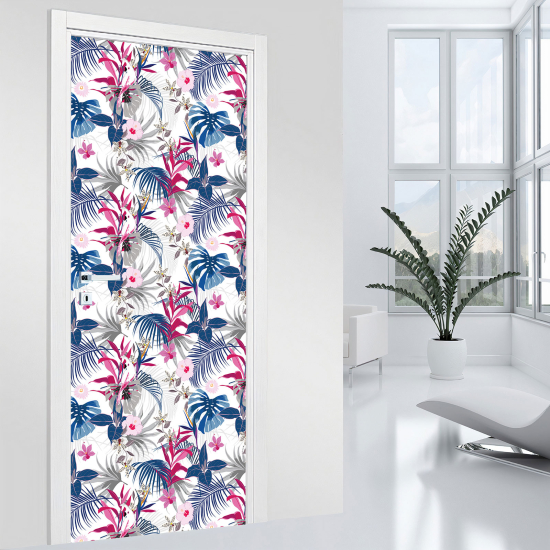 Adesivo per porta - Fiori