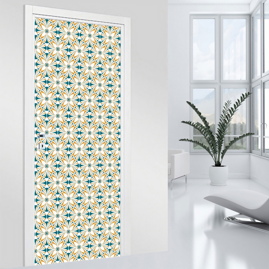 Adesivo per porta - Fiori