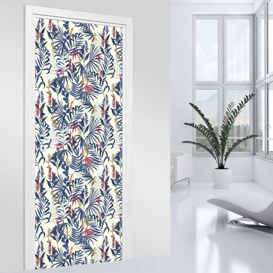 Adesivo per porta - Fiori