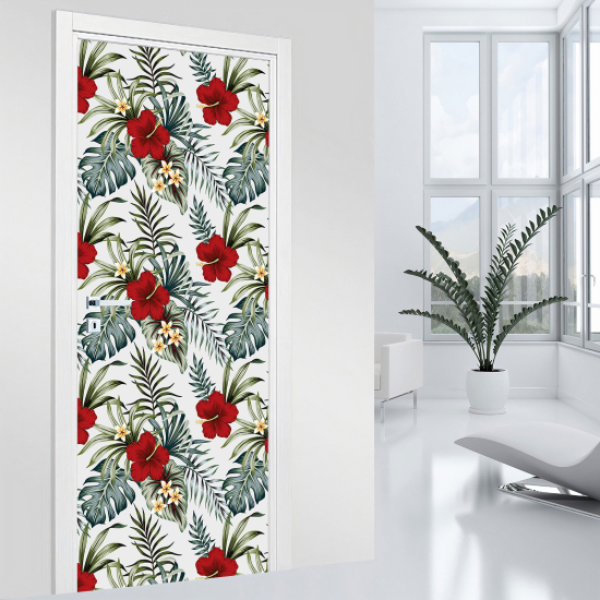 Adesivo per porta - Fiori