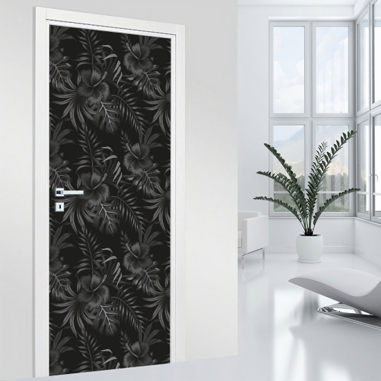 Adesivo per porta - Fiori