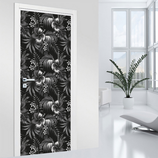 Adesivo per porta - Fiori
