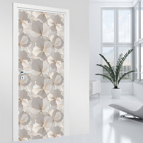 Adesivo per porta - Fiori