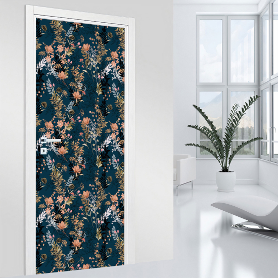 Adesivo per porta - Fiori