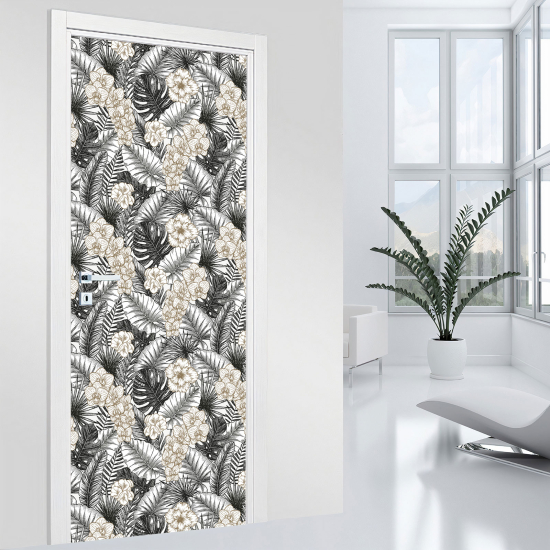 Adesivo per porta - Fiori