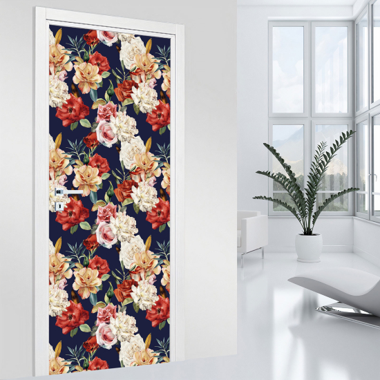 Adesivo per porta - Fiori