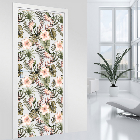 Adesivo per porta - Fiori