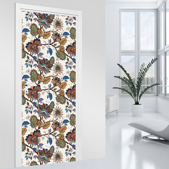 Adesivo per porta - Fiori