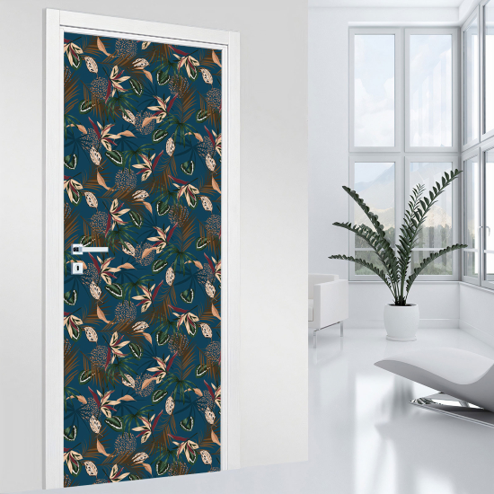 Adesivo per porta - Fiori