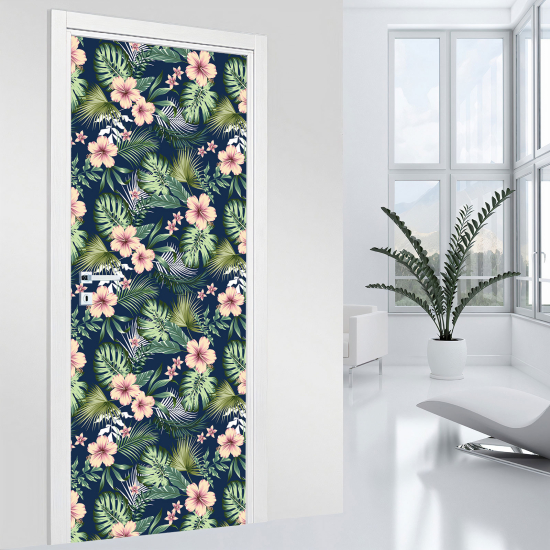 Adesivo per porta - Fiori