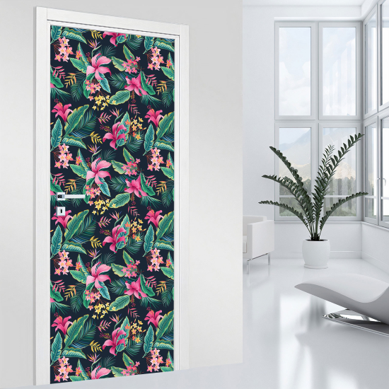 Adesivo per porta - Fiori