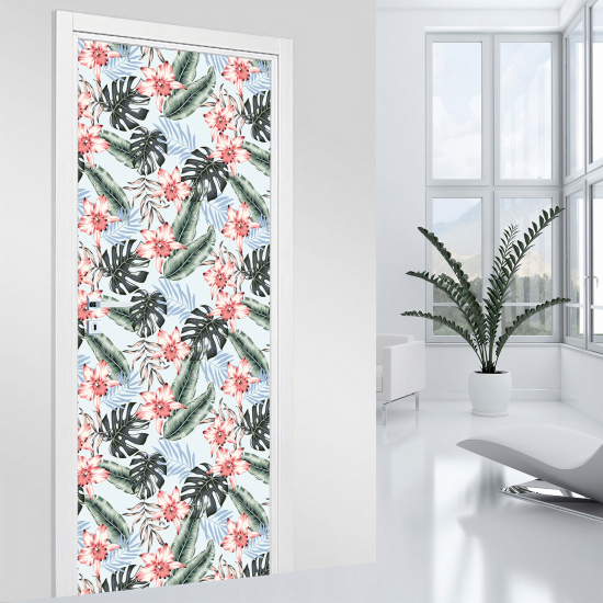Adesivo per porta - Fiori