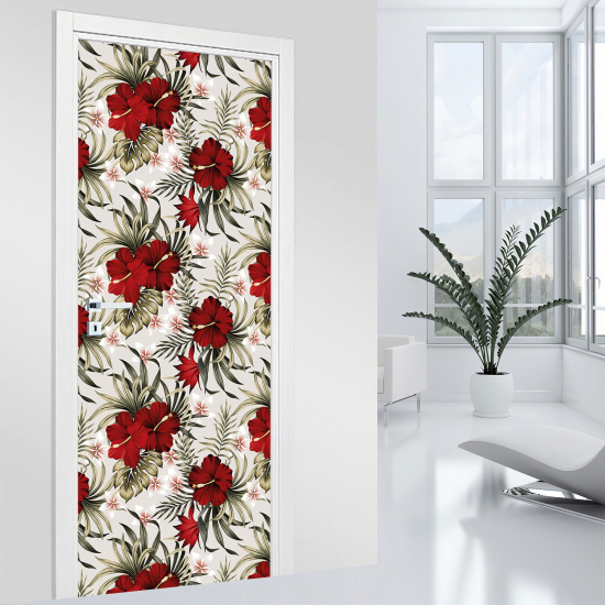 Adesivo per porta - Fiori