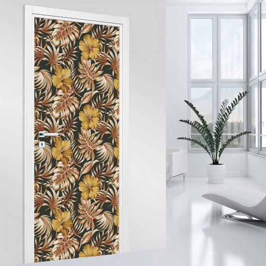 Adesivo per porta - Fiori