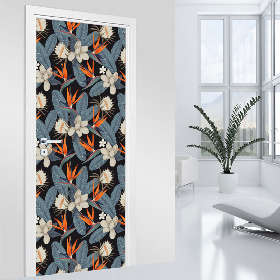 Adesivo per porta - Fiori