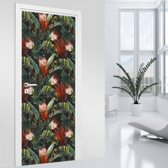 Adesivo per porta - Fiori