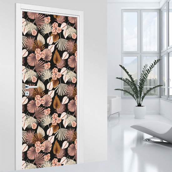 Adesivo per porta - Fiori