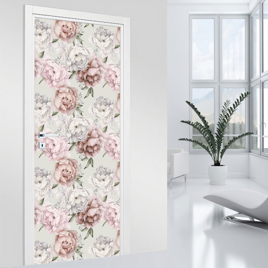 Adesivo per porta - Fiori