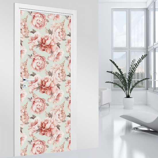 Adesivo per porta - Fiori