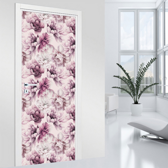 Adesivo per porta - Fiori