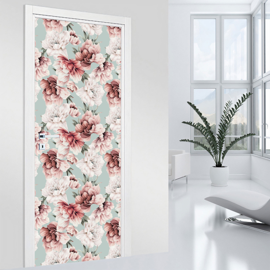 Adesivo per porta - Fiori