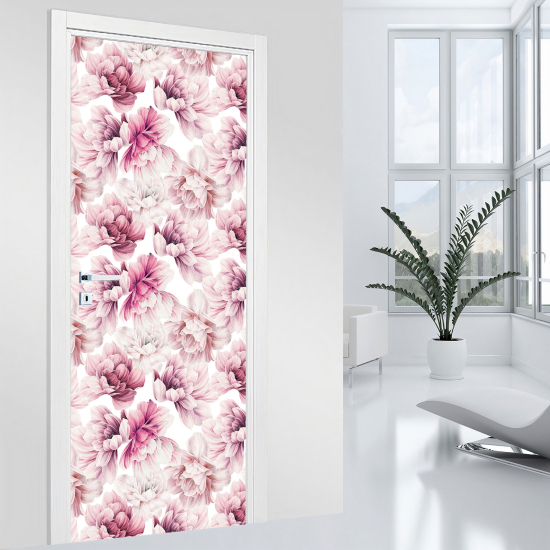 Adesivo per porta - Fiori