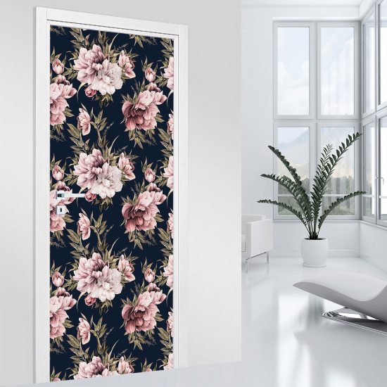 Adesivo per porta - Fiori