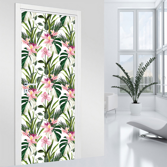 Adesivo per porta - Fiori