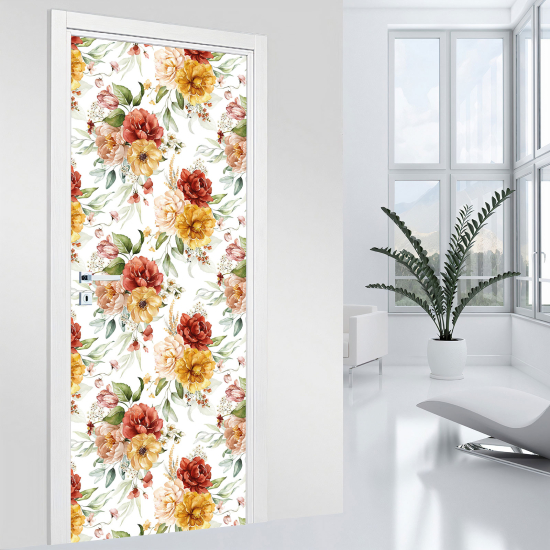 Adesivo per porta - Fiori