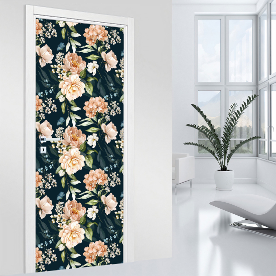 Adesivo per porta - Fiori