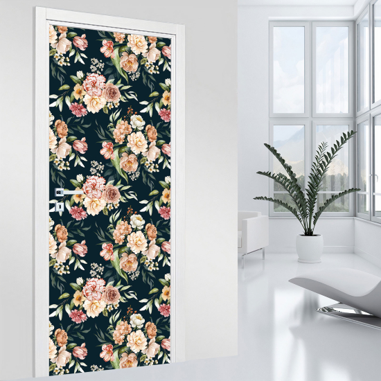 Adesivo per porta - Fiori