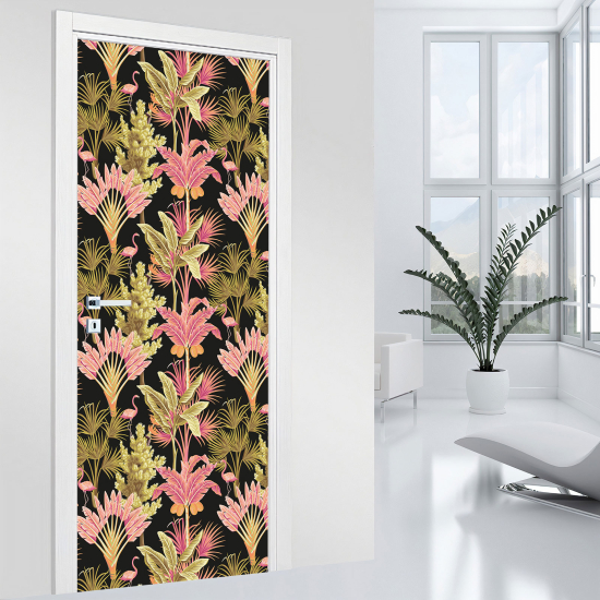 Adesivo per porta - Fiori