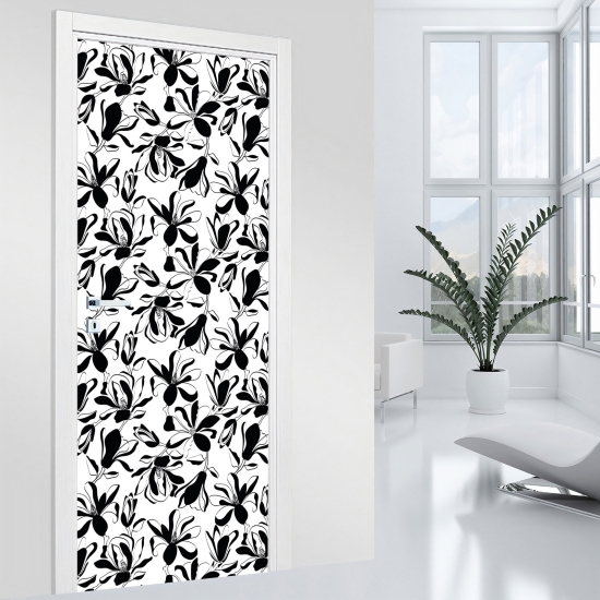Adesivo per porta - Fiori