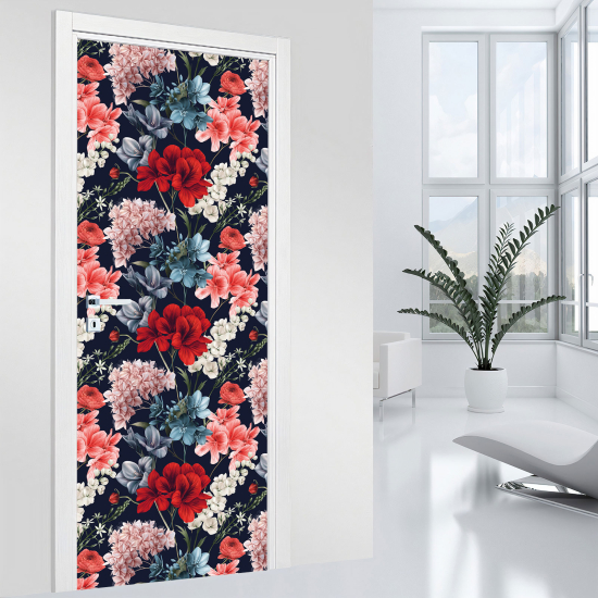 Adesivo per porta - Fiori