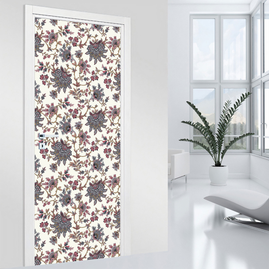Adesivo per porta - Fiori