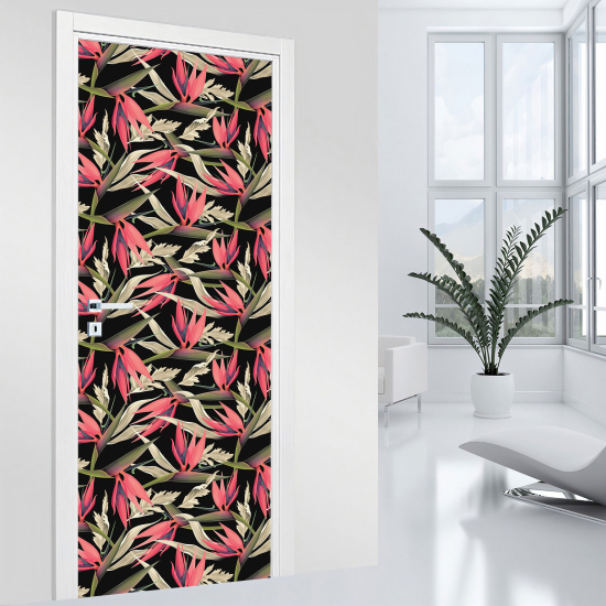 Adesivo per porta - Fiori