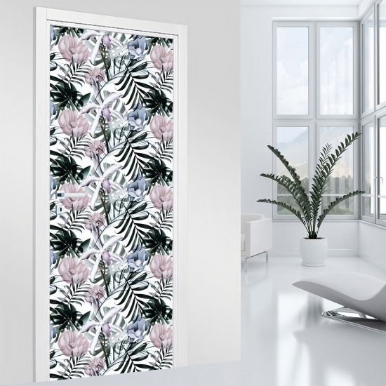 Adesivo per porta - Fiori