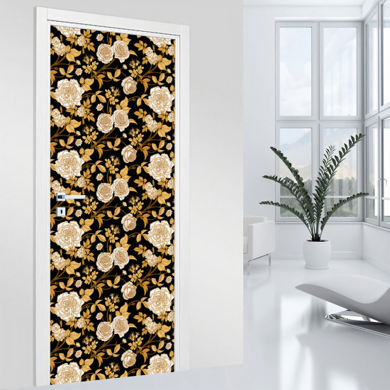 Adesivo per porta - Fiori
