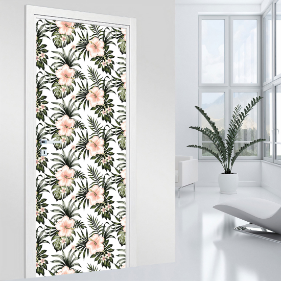 Adesivo per porta - Fiori
