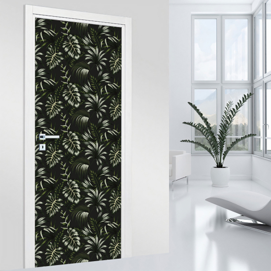 Adesivo per porta - Fiori