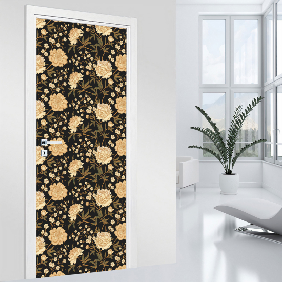 Adesivo per porta - Fiori